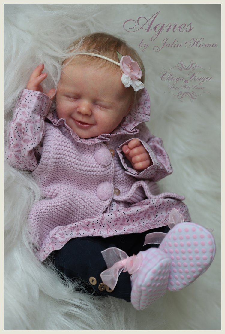 Мой милый ангел Агнес от Юлии Хома. Кукла реборн Олеси Венгер