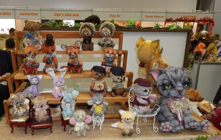 XV Международный осенний салон авторских кукол на Тишинке с 4 по 6 октября 2019 года в Москве - часть 3