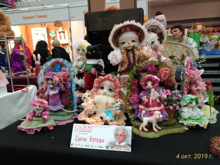 XV Международный Салон Авторских кукол на Тишинке моими глазами. Часть II