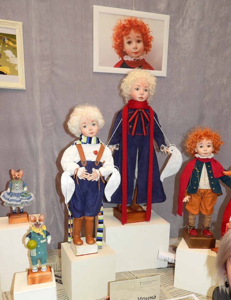 XV Международный осенний салон авторских кукол на Тишинке с 4 по 6 октября 2019 года в Москве - часть 2