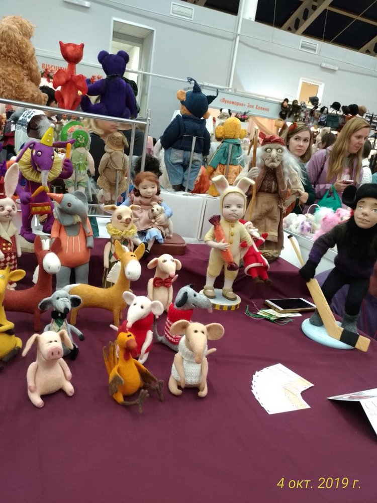 XV Международный Салон Авторских кукол на Тишинке моими глазами. Часть II