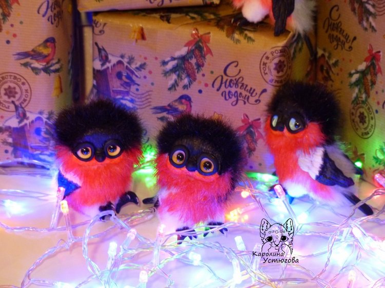 Снегири и новогоднее настроение