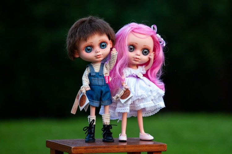 В гостях у STEPHA dolls! Biggers, Миниамигес, Вестида де Азул (фото 3)