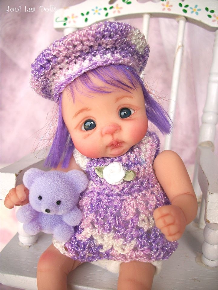 Авторские куклы дети из полимерной глины от Joni Lea - ч.17 (фото 5)