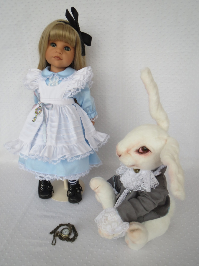 Белый Кролик — Домашние фото авторских игрушек: Тедди