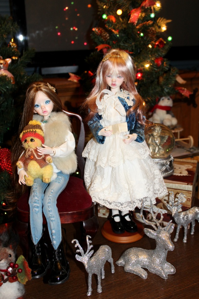 Праздничная история с моими девочками BJD