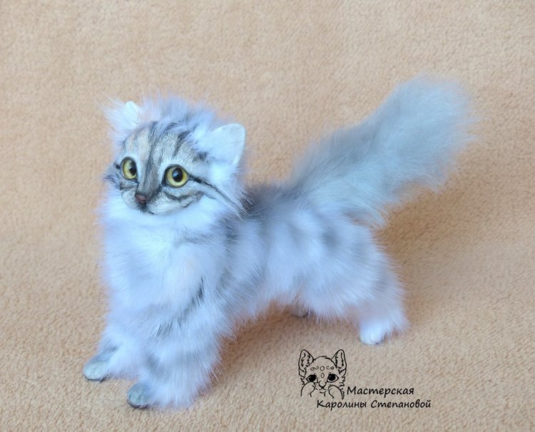 Кошечка Буся, портретная игрушка