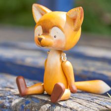 Рыжий деревянный лис и тополиный пух (фото 8)