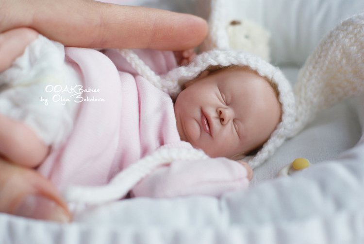 Авторский младенец Шарлотта. ООАК Ольги Соколовой (фото 4)