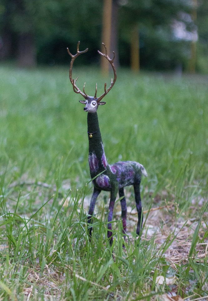 Чертополоховый олень, бабочка вечерней зари, белый шаман (фото 3)