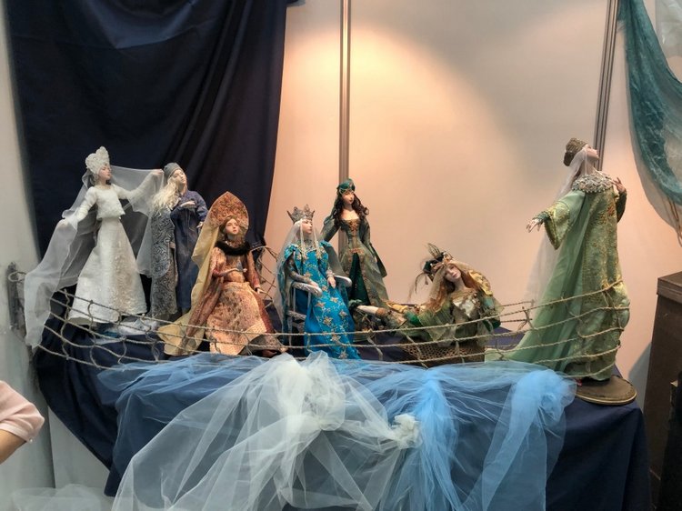 "Искусство куклы" 2019 - приглашаю прогуляться по выставке... ч.5