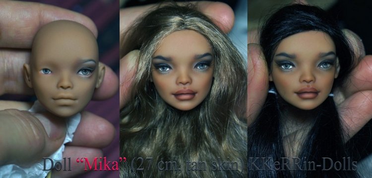 Шарнирная авторская кукла "Мика" (27см) от KKeRRin-Dolls (1часть) (фото 3)