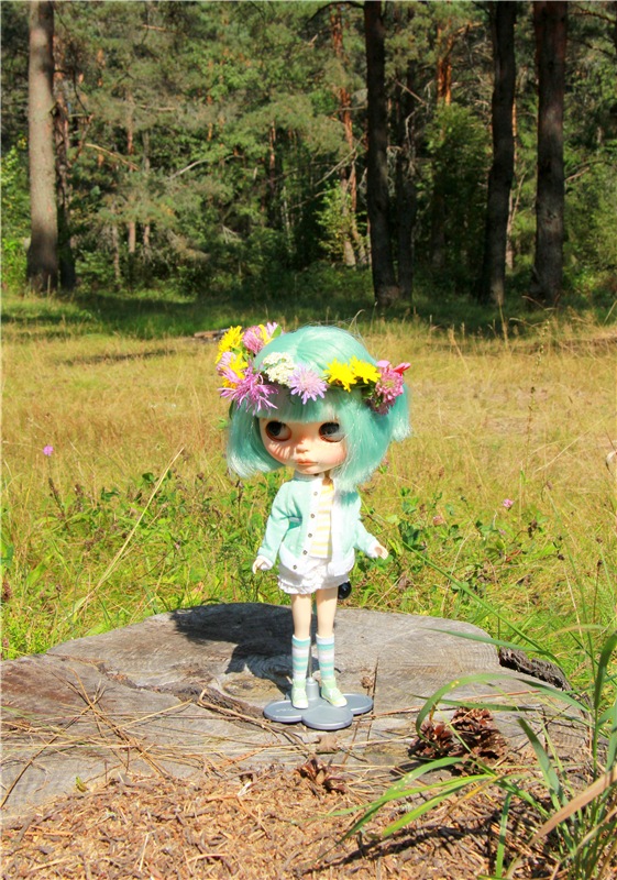 Инопланетянка Нийя. Custom Blythe Doll UFO Go Go Takara