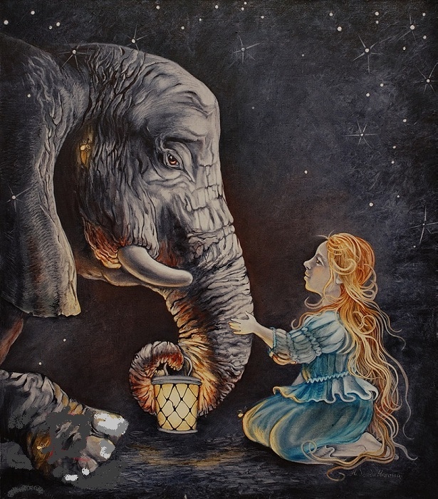 Сказочные полотна в стиле фэнтези Надежды Ильиной