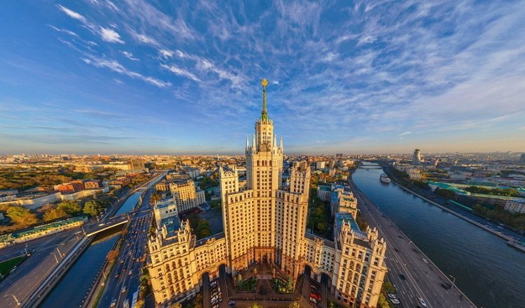 Москва. Небоскрёбы Семь сестёр