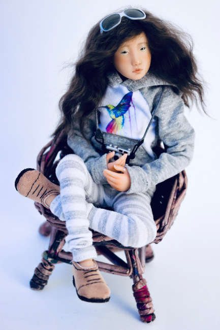 Лейсан. Авторская кукла "Наби" Юлии Решетниковой. Quiethousedoll (фото 9)