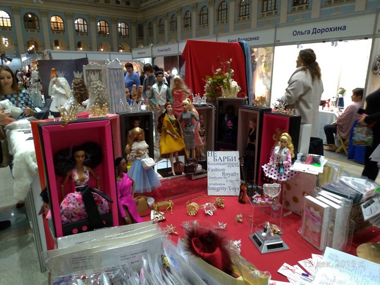 X Международная выставка "Искусство куклы" в Гостином дворе. Часть 2