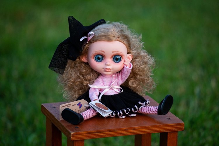 В гостях у STEPHA dolls! Biggers, Миниамигес, Вестида де Азул