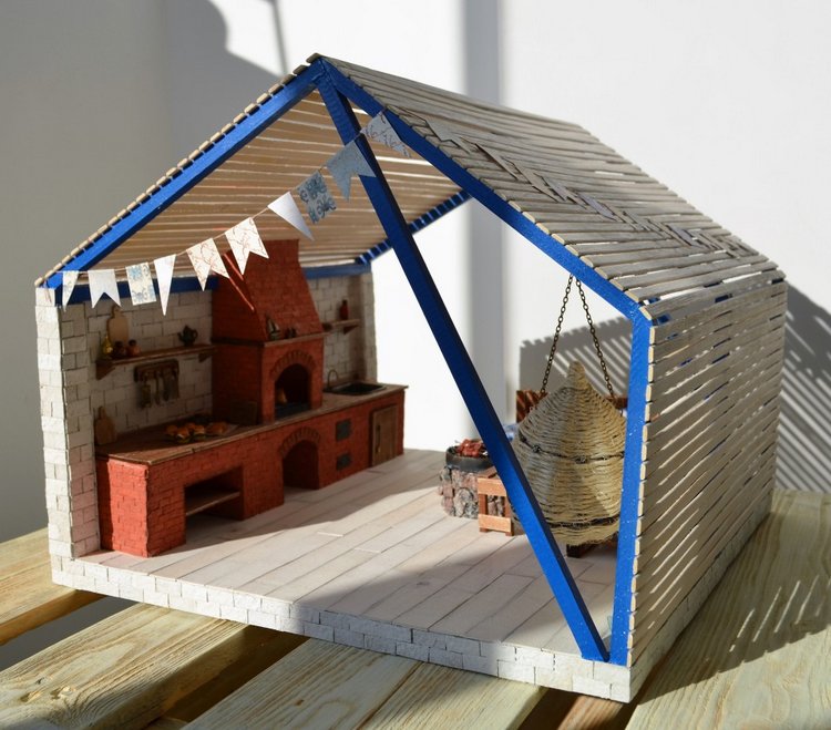 Беседка BBG (масштаб 1:12)