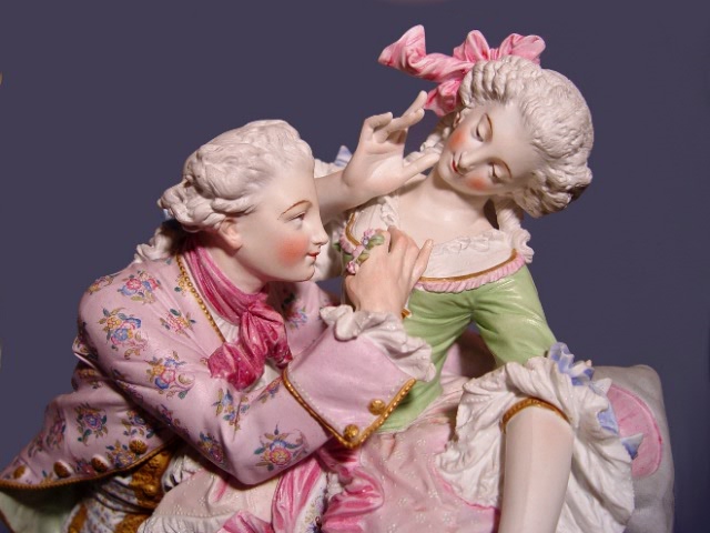 Еще прекрасного на ночь - Вот уж этот Парижский "провокационный" фарфор. Любуемся (фото 6)