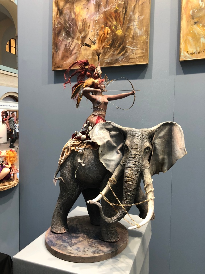 "Искусство куклы" 2019 - приглашаю прогуляться по выставке... ч.1