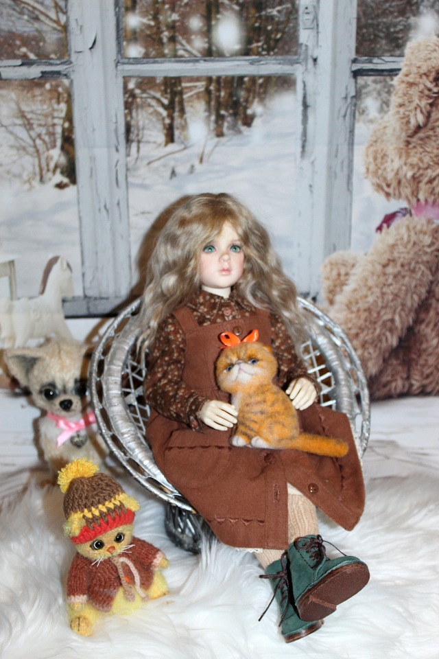 В Рождественский сочельник. Розочка в ожидании Рождества