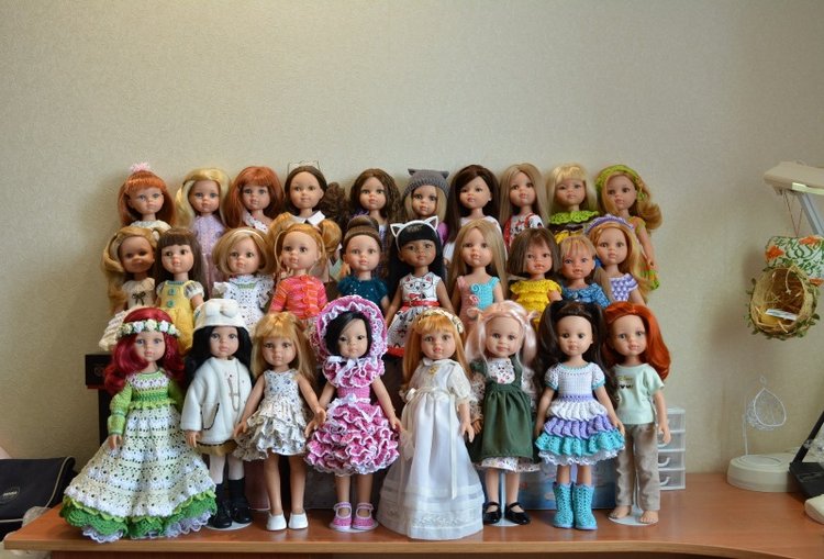 Испанские куклы (Общее фото коллекции на 10,08)