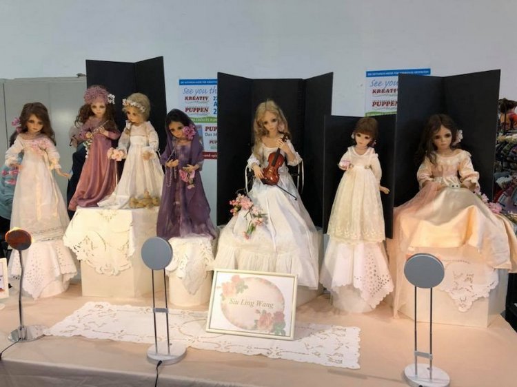 Выставка кукол и мишек в Мюнстере, Германия 28.04.2018-29.04.2018 год часть вторая