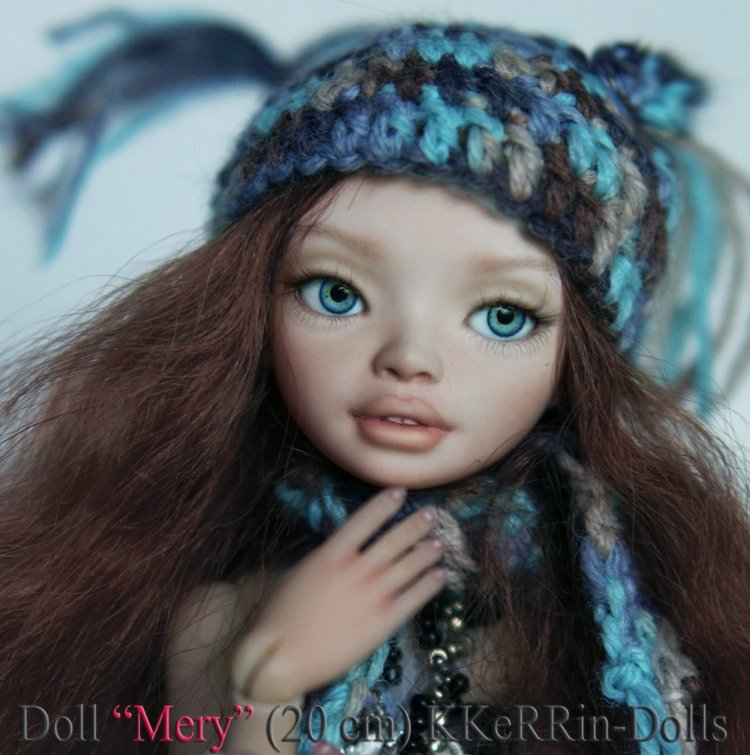 Шарнирная авторская кукла "Mery" (20см), от KKeRRin-Dolls (фото 10)