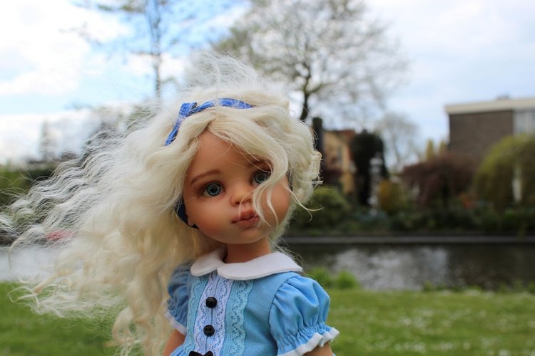 Цветущая Сакура. Прогулка по парку с Алисой. Весенние зарисовки