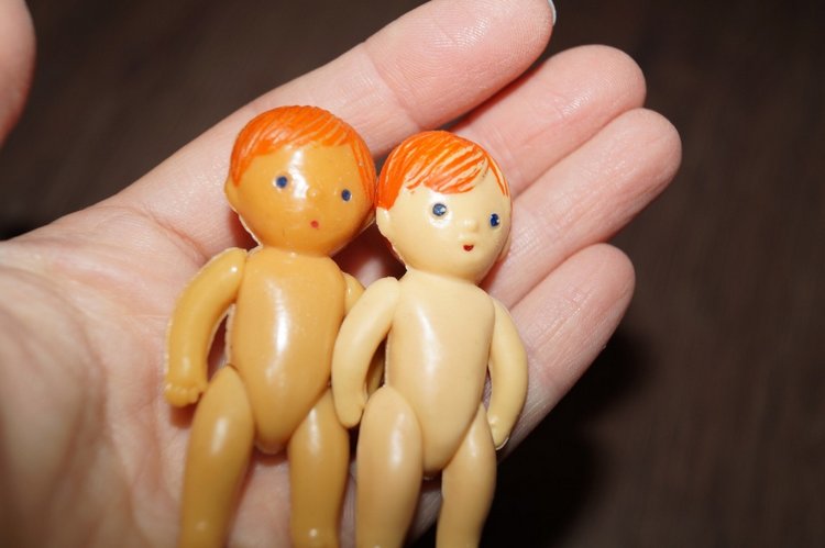 Резиновые советские пупсики до 10,5см - моя коллекция №2