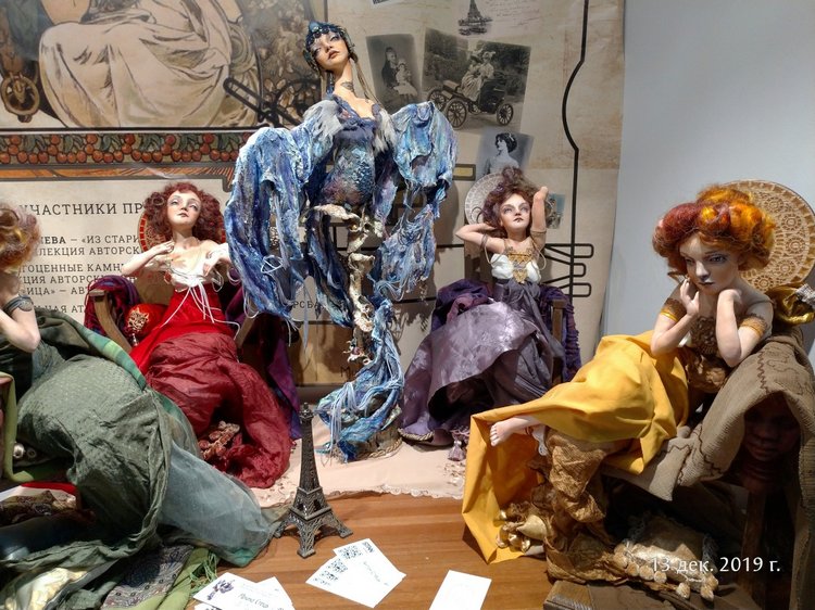 X Международная выставка "Искусство куклы" в Гостином дворе. Часть 2