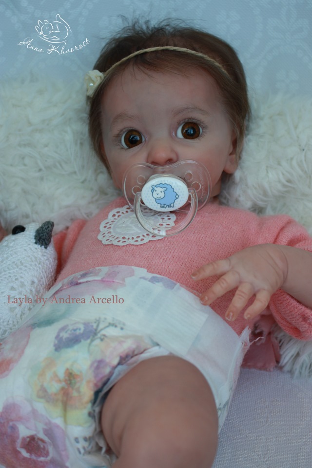 Кукла реборн из молда Layla (Лэйла) (фото 7)
