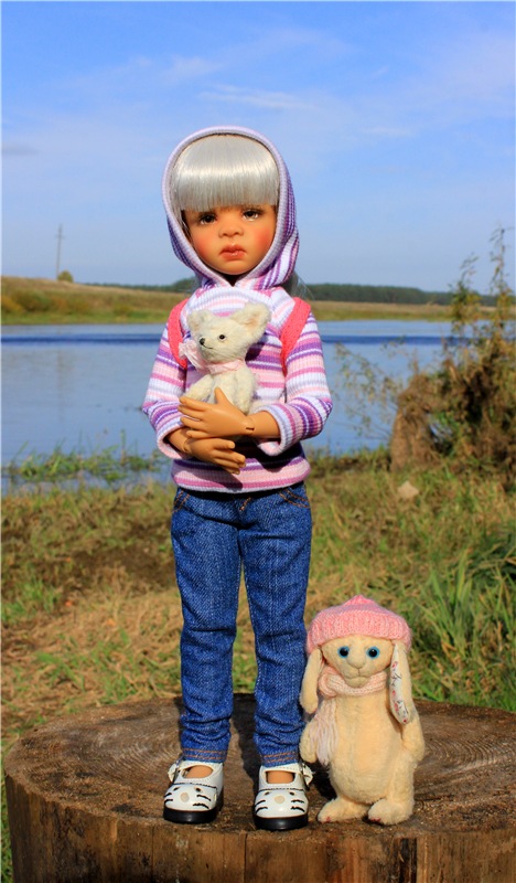 Путешествие Имани на Волгу. Mini Imani от Kaye Wiggs