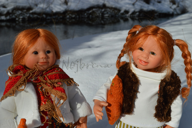 Зима не спешит уходить... Вихтели Rosemarie Anna Muller