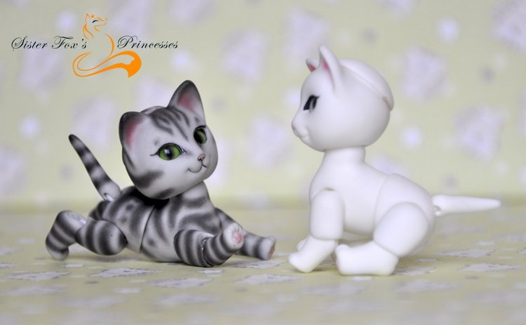 Котики от SisterFox | Бэйбики Котики от SisterFox — Авторские шарнирные куклы своими руками: лепка (фото 7)