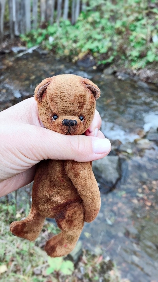 Авторский мишутка и куколки ГДР (фото 4)