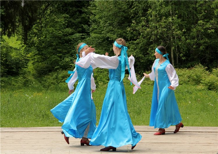 "Троицкие гуляния" в Василёво, 2017 год, продолжение. Архитектурно-этнографический музей под открытым небом "Василёво"