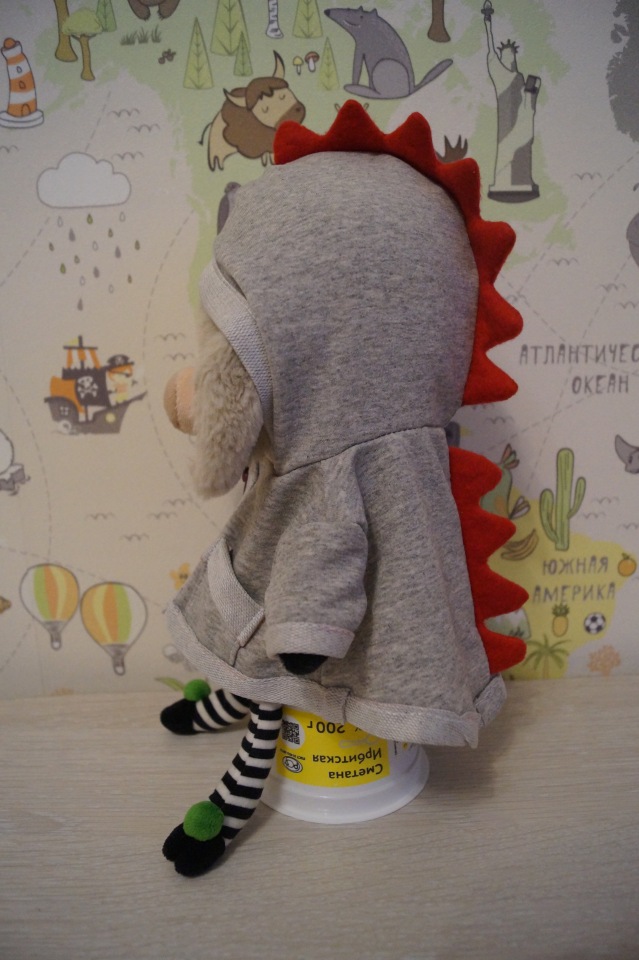 Агаша шьёт для Басика. Толстовка Дракоша