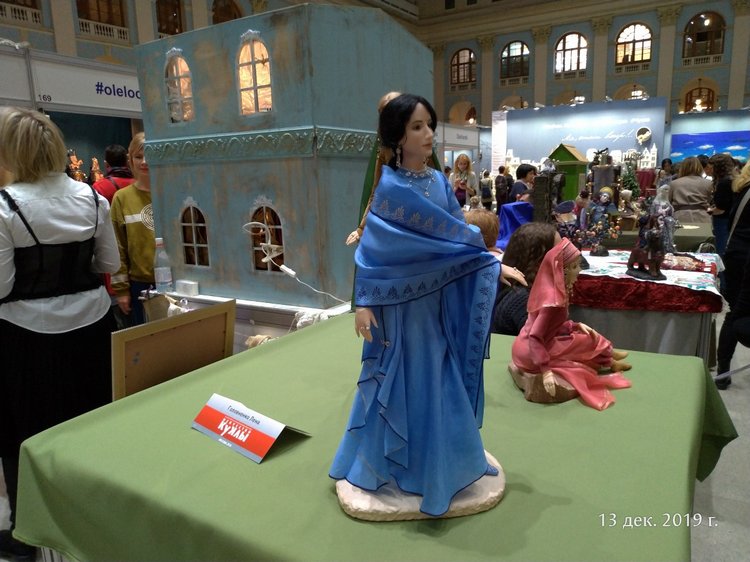 X Международная выставка "Искусство куклы" в Гостином дворе. Часть 2