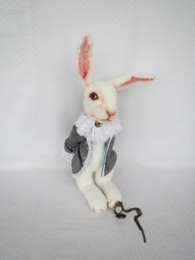 Белый Кролик — Домашние фото авторских игрушек: Тедди