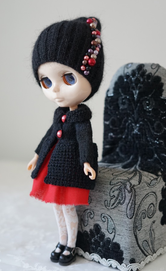 Синяя шапочка и черная шапочка (фото 6)