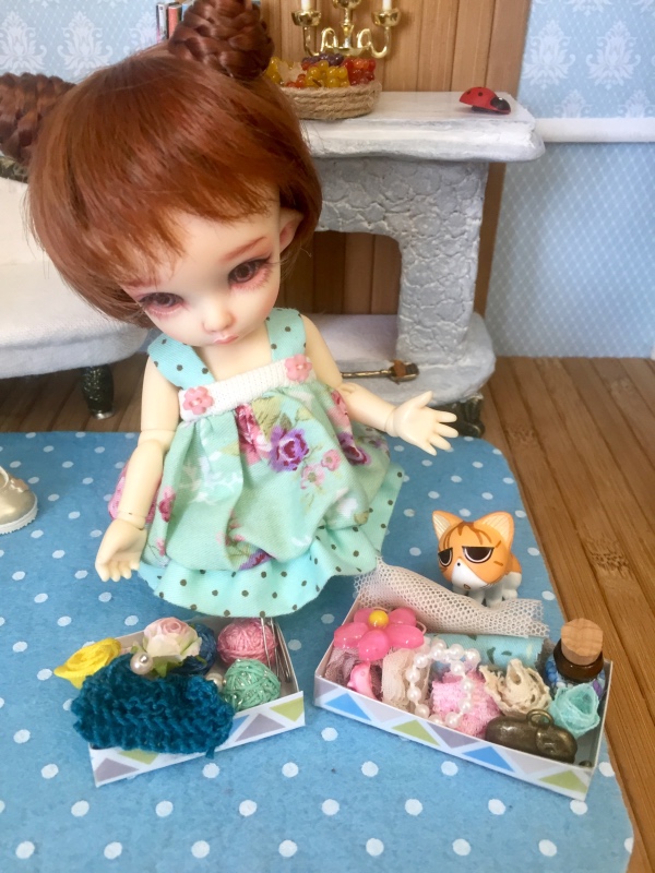 Дом швеи-вязальщицы — Румбоксы и кукольные интерьеры: фото