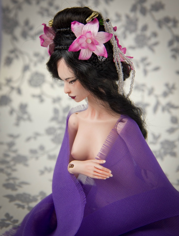 Лянфэн. Фарфоровая шарнирная кукла от Skvorkadolls