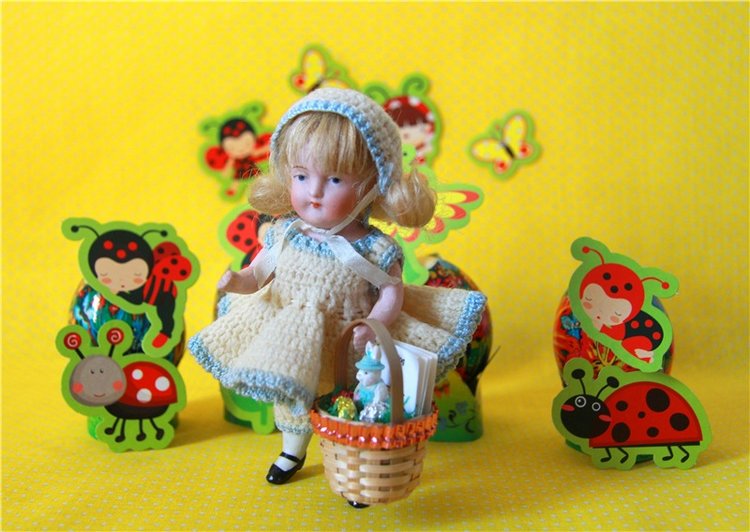 Пасхальные картинки — Домашние фото авторских игрушек: Тедди (фото 3)