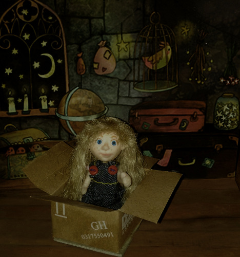 На чердаке — Авторские миниатюрные куклы: лепка