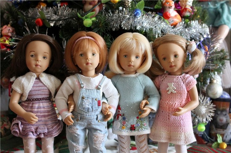 Моя коллекция кукол с авторской росписью Sylvia Natterer