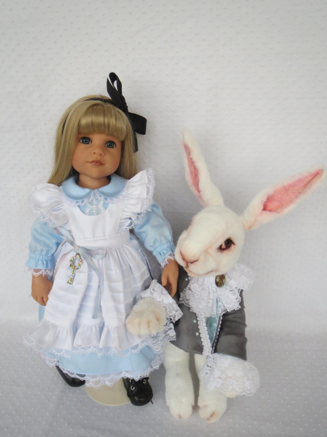 Белый Кролик — Домашние фото авторских игрушек: Тедди
