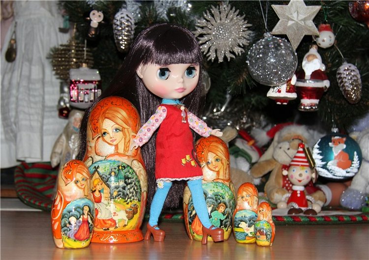 Новогодние встречи — Оригинальные куклы Blythe (Блайз): Takara