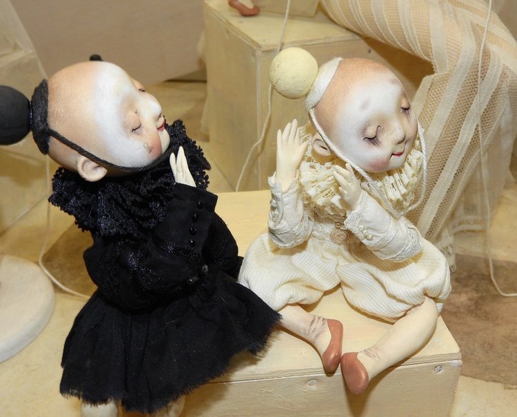 XV Международный осенний салон авторских кукол на Тишинке с 4 по 6 октября 2019 года в Москве - часть 1